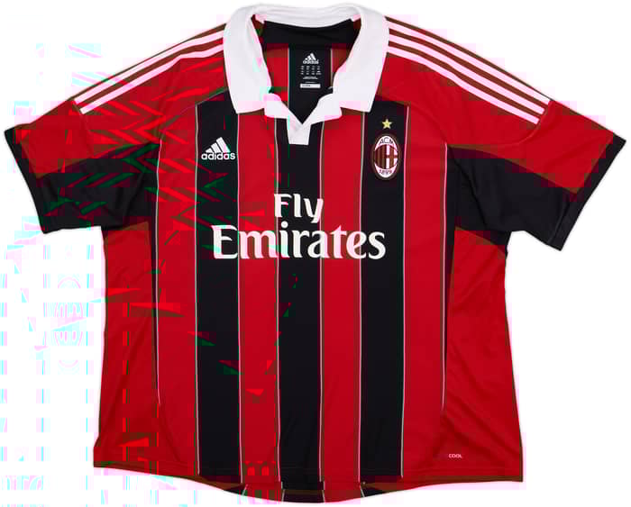 2012-13 AC Milan Home Shirt Prince #10 - 8/10 - (XXL)