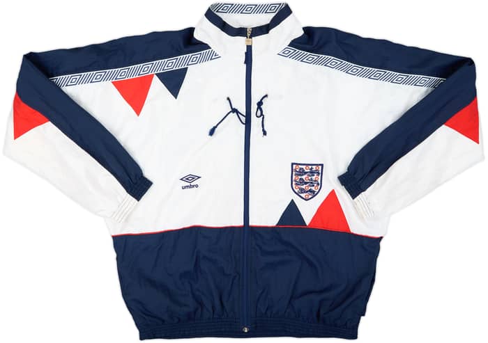 1990 England Umbro Track Jacket - 10/10 - (L)