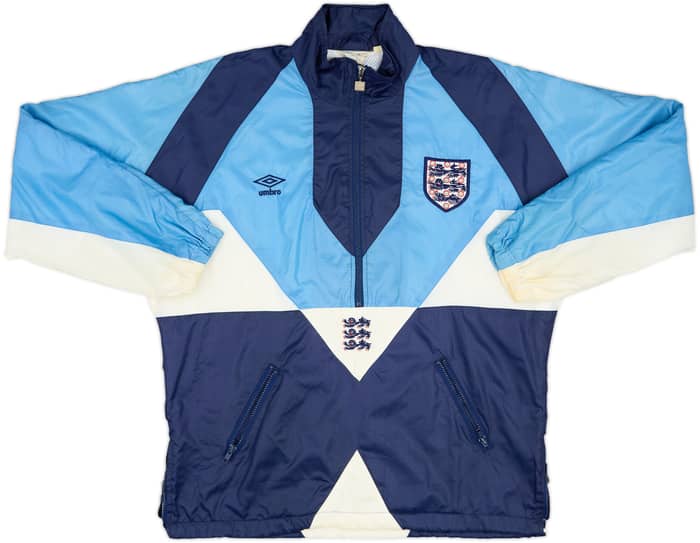 1990-92 England Umbro Track Jacket - 8/10 - (XL)