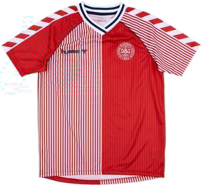 2023 Denmark Hummel 'DBU 86' Reissue Home Shirt #11 (Laudrup) - 10/10 - (M)