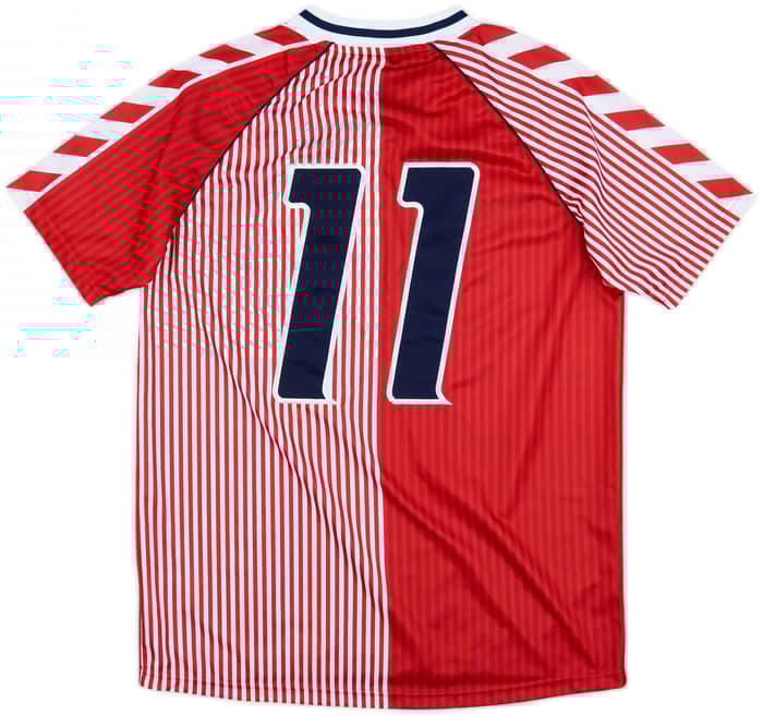 2023 Denmark Hummel 'DBU 86' Reissue Home Shirt #11 (Laudrup) - 10/10 - (M)