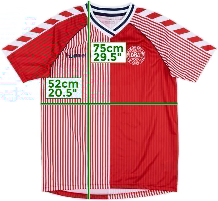 2023 Denmark Hummel 'DBU 86' Reissue Home Shirt #11 (Laudrup) - 10/10 - (M)