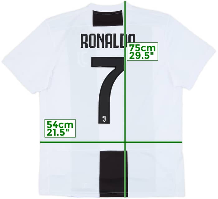 2018-19 Juventus Home Shirt Ronaldo #7 - 10/10 - (L)