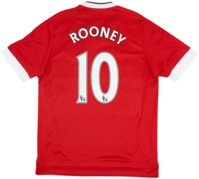 2015-16 Manchester United Home Shirt Rooney #10 - 6/10 - (L)