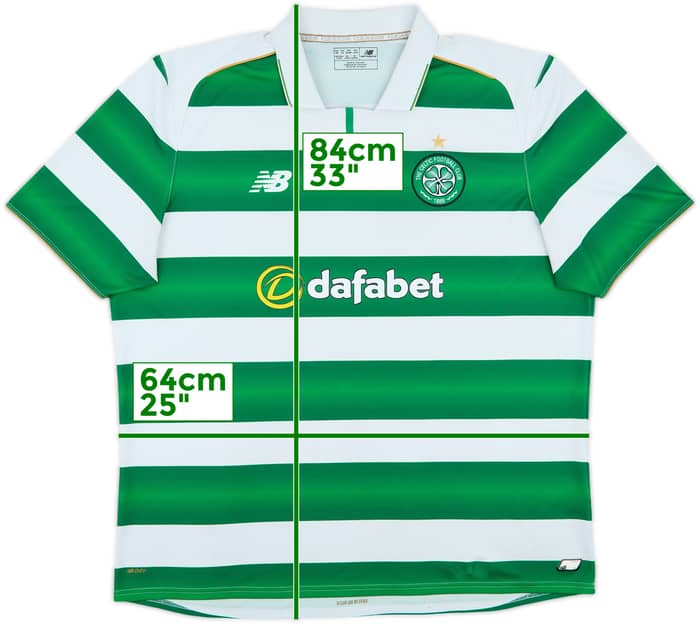 2016-17 Celtic Home Shirt - 6/10 - (XXL)