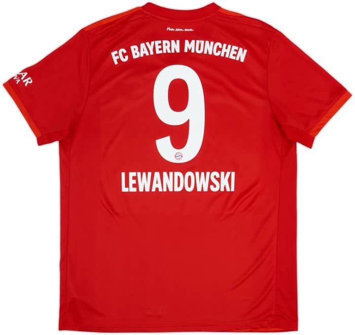 2019-20 Bayern Munich Home Shirt Lewandowski #9 - 10/10 - (XL)
