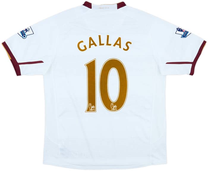 2007-08 Arsenal Away Shirt Gallas #10 - 8/10 - (L)