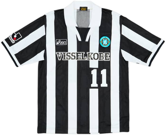 1999-02 Vissel Kobe Home Shirt #11 - 8/10 - (M)