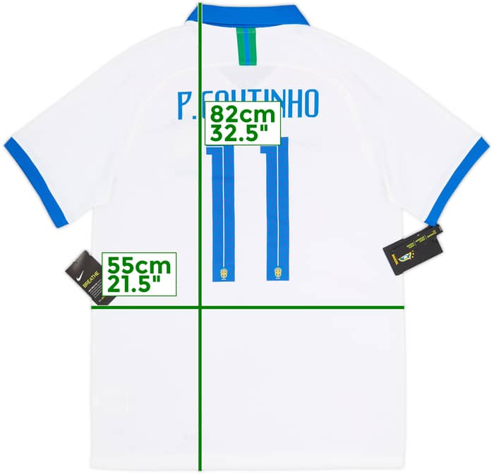 2019-20 Brazil Away Shirt Coutinho #11 (L)