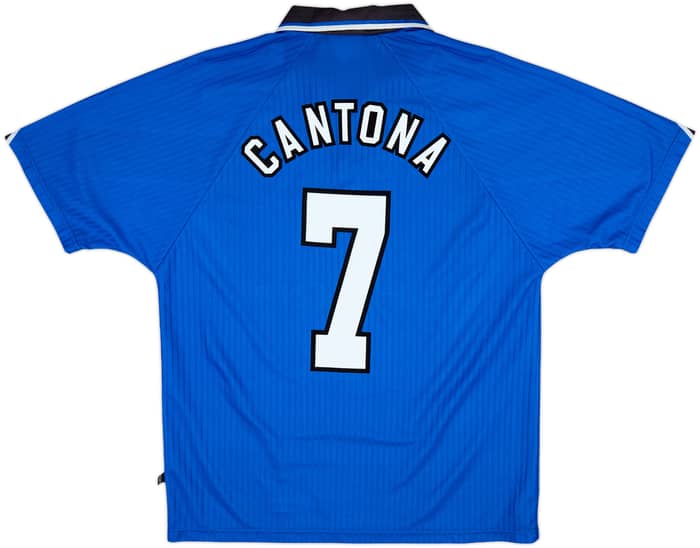 1996-98 Manchester United Third Shirt Cantona #7 - 9/10 - (L)
