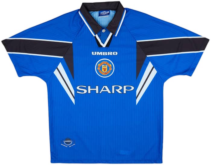 1996-98 Manchester United Third Shirt Cantona #7 - 9/10 - (L)