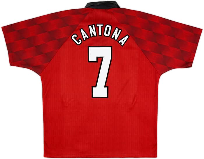 1996-98 Manchester United Home Shirt Cantona #7 - 6/10 - (XL)