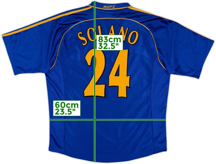 1998-99 Newcastle Away Shirt Solano #24 - 8/10 - (XL)