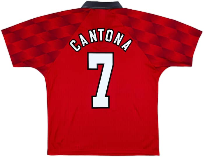 1996-98 Manchester United Home Shirt Cantona #7 - 10/10 - (M)