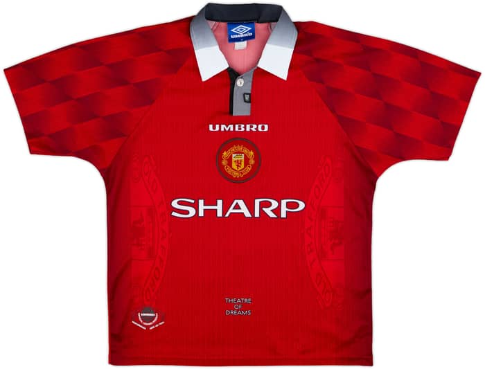 1996-98 Manchester United Home Shirt Cantona #7 - 10/10 - (M)