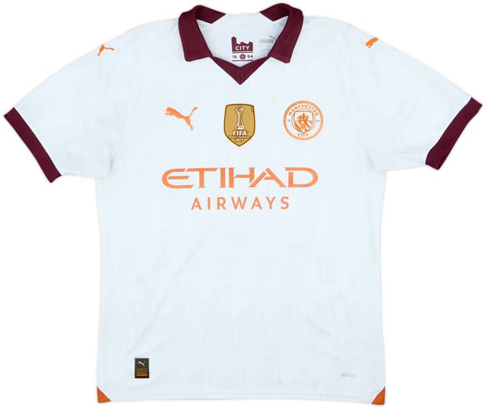 2023-24 Manchester City Away Shirt Haaland #9 - 8/10 - (M)
