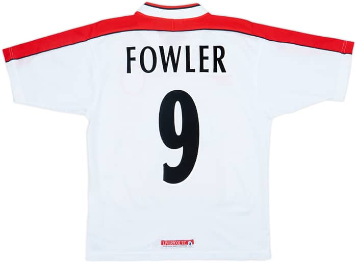 1998-99 Liverpool Away Shirt Fowler #9 - 7/10 - (S)
