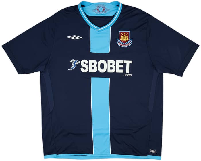 2009-10 West Ham Away Shirt Noble #16 - 8/10 - (XL)