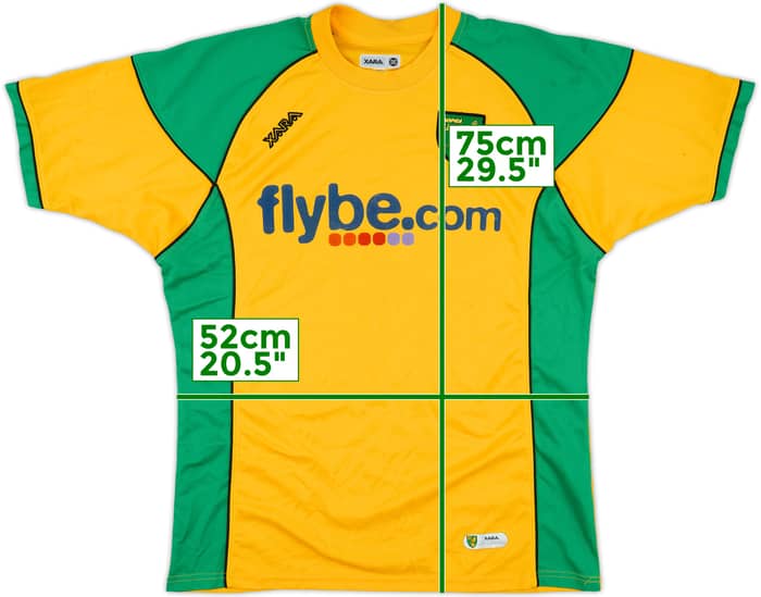 2006-08 Norwich Home Shirt - 6/10 - (L)