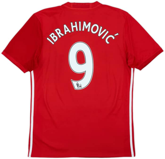 2016-17 Manchester United Home Shirt Ibrahimovic #9 - 6/10 - (M)