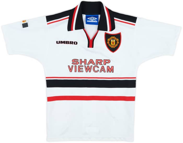 1997-99 Manchester United Away Shirt - 8/10 - (S.Boys)