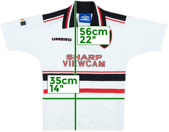 1997-99 Manchester United Away Shirt - 8/10 - (S.Boys)