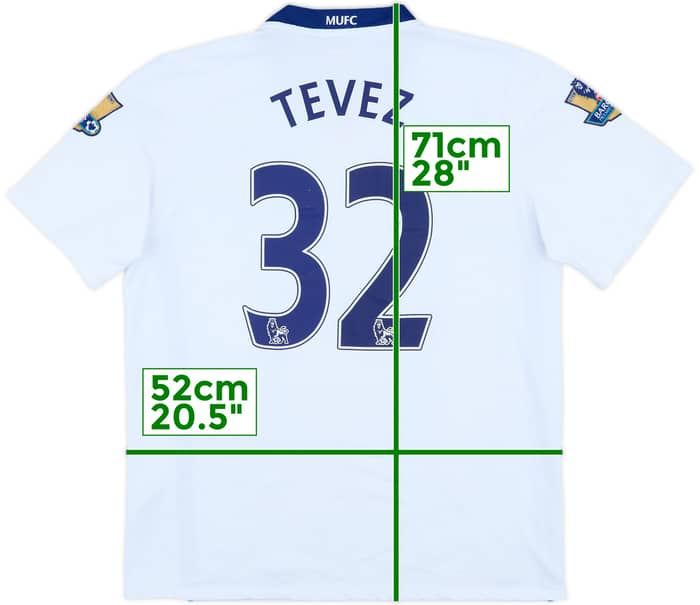 2008-10 Manchester United Away Shirt Tevez #32 - 6/10 - (M)