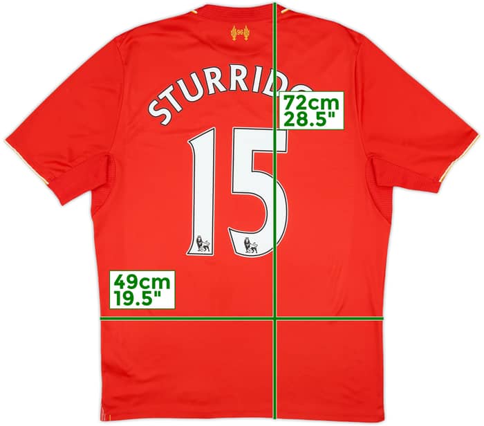 2016-17 Liverpool Home Shirt Sturridge #15 - 6/10 - (M)