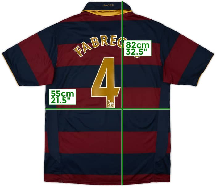 2007-08 Arsenal Third Shirt Fabregas #4 - 6/10 - (L)
