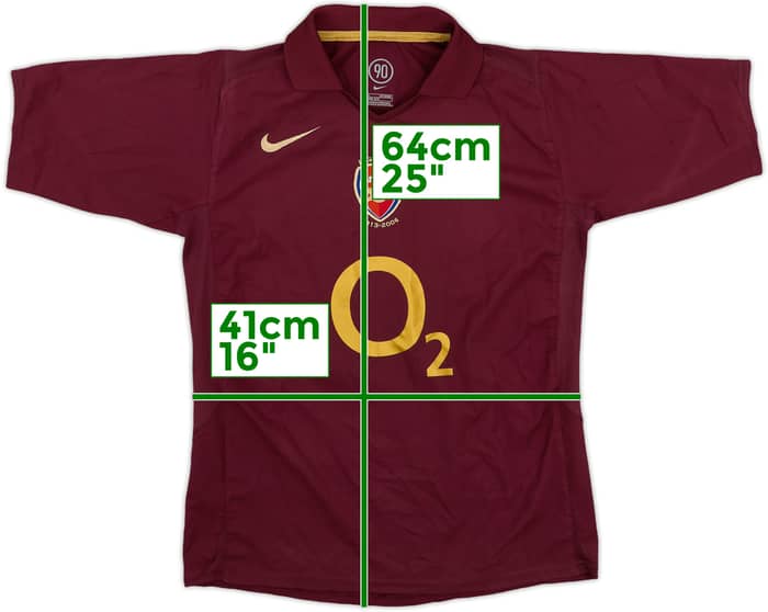 2005-06 Arsenal Home Shirt - 10/10 - (L.Boys)