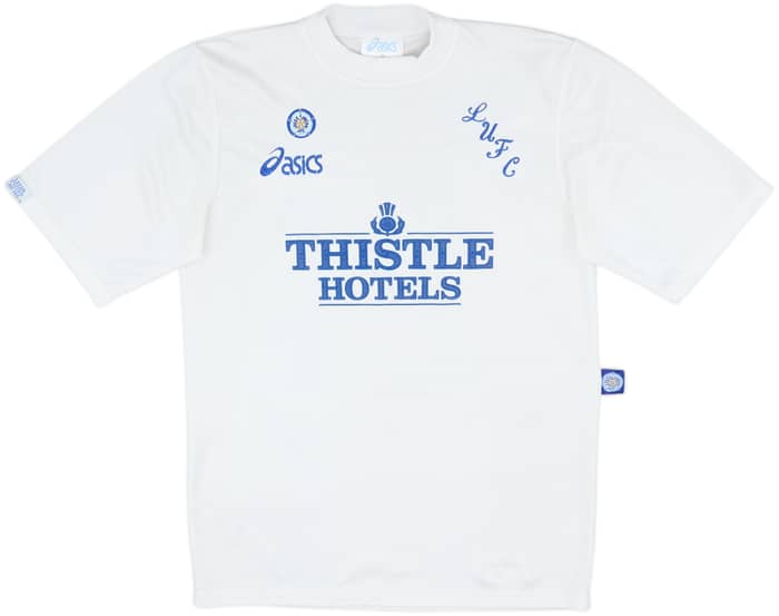 1995-96 Leeds United Home Shirt Yeboah #21 - 8/10 - (M)