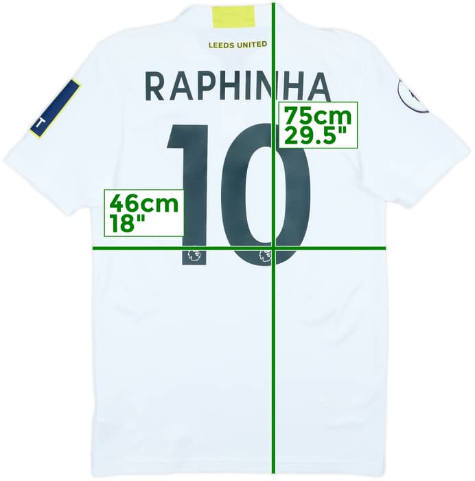 2021-22 Leeds United Home Shirt Raphinha #10 - 9/10 - (S)