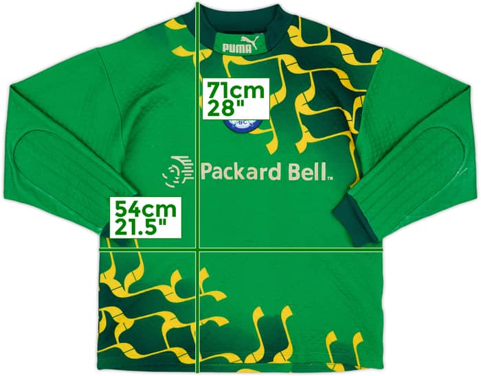 1996-98 Leeds United GK Shirt - 6/10 - (M)