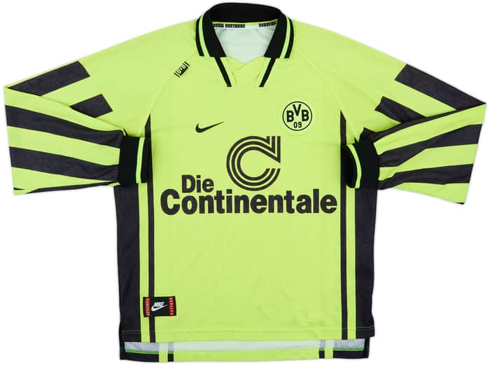 1996-97 Borussia Dortmund Home L/S Shirt - 6/10 - (XL)