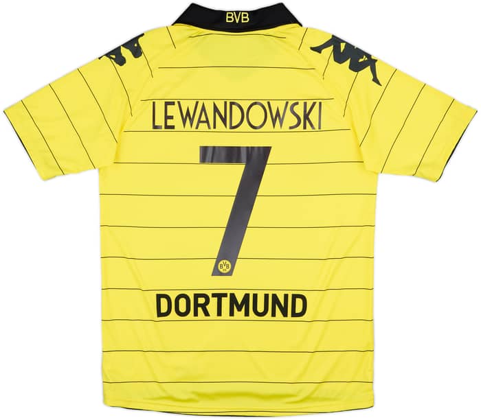 2010-11 Borussia Dortmund Home Shirt Lewandowski #7 - 10/10 - (M)