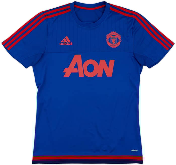 2015-16 Manchester United adizero Training Shirt - 8/10 - (M)