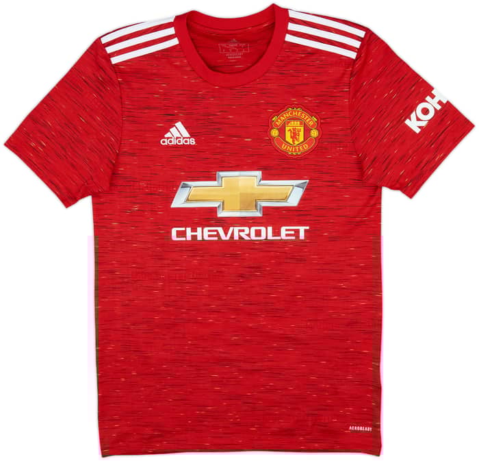 2020-21 Manchester United Home Shirt B.Fernandes #18 - 10/10 - (S)