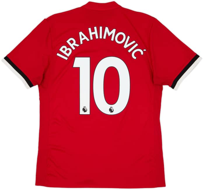 2017-18 Manchester United Home Shirt Ibrahimovic #10 - 7/10 - (M)