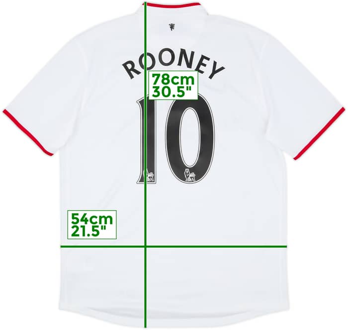 2012-14 Manchester United Away Shirt Rooney #10 - 7/10 - (L)