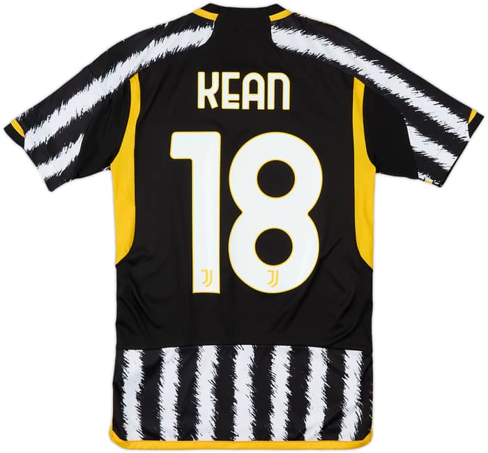 2023-24 Juventus Home Shirt Kean #18 - 8/10 - (XS)