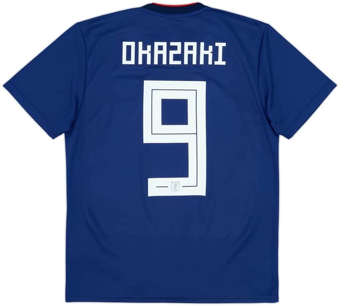 2018-19 Japan Home Shirt Okazaki #9 - 8/10 - (S)