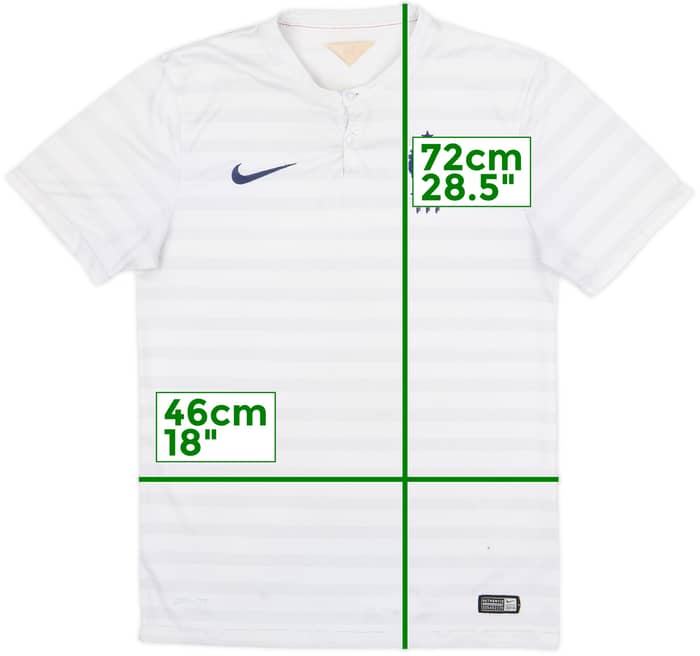 2014-15 France Away Shirt - 4/10 - (S)