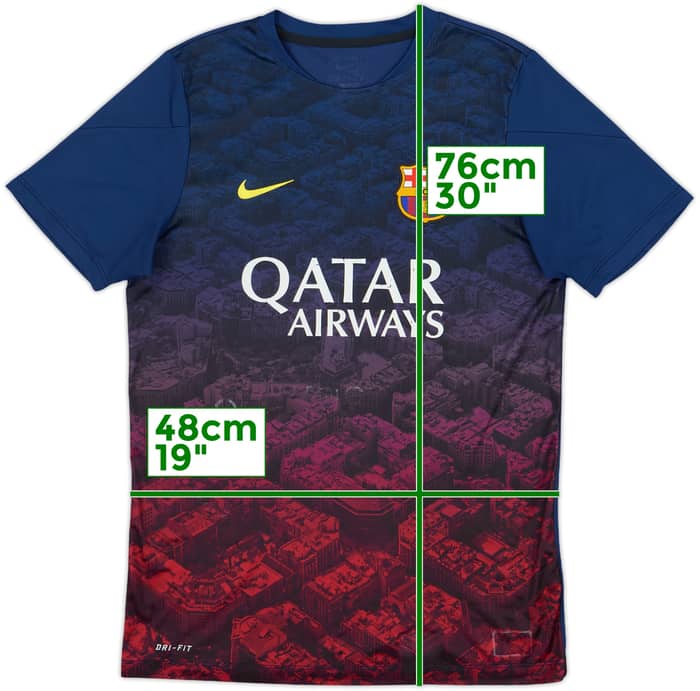 2013-14 Barcelona Nike Training Shirt - 5/10 - (M)