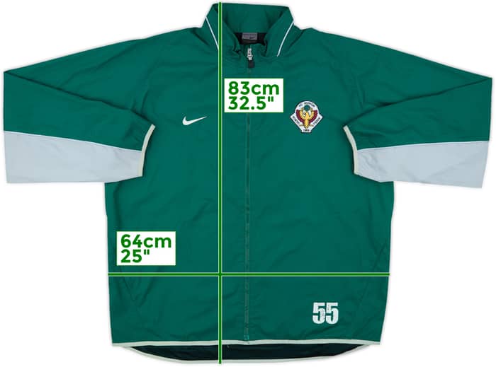 2003-04 Verdy Kawasaki Nike Player Issue Rain Jacket #55 - 8/10 - (XXL)