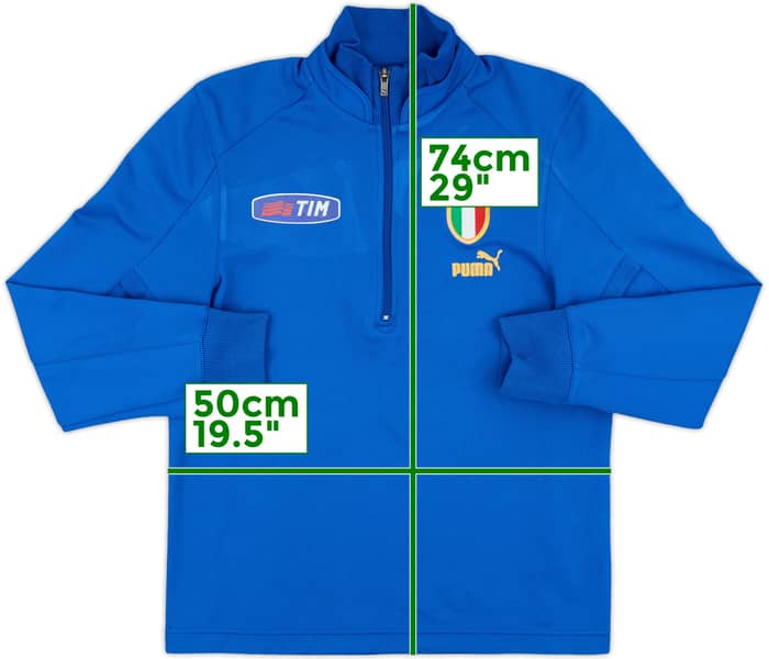 2004 Italy Puma 1/2 Zip Drill Top - 9/10 - (S)