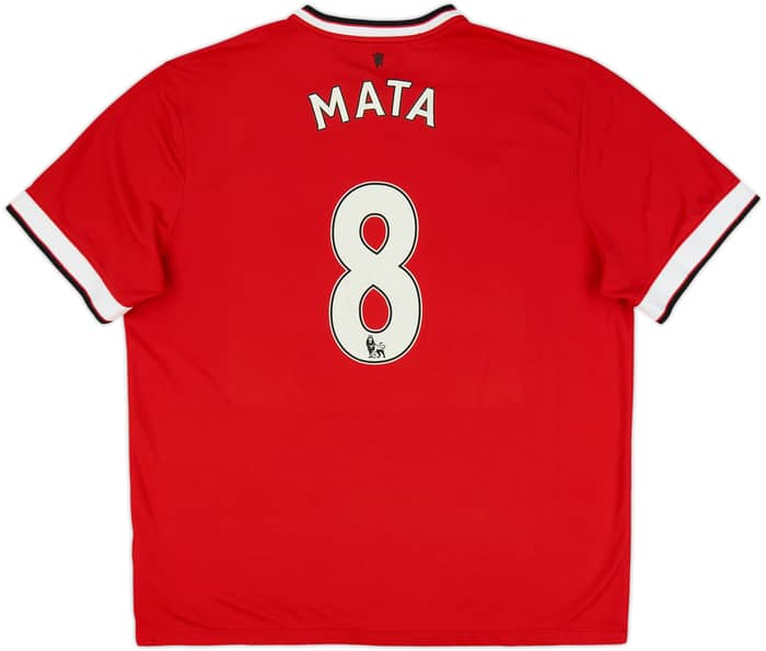 2014-15 Manchester United Home Shirt Mata #8 - 7/10 - (XXL)