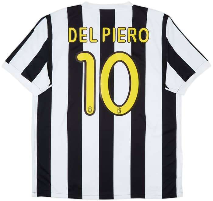 2009-10 Juventus Home Shirt Del Piero #10 - 6/10 - (L)