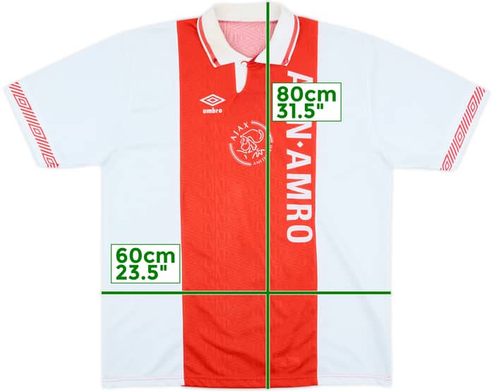 1991-93 Ajax Home Shirt #7 - 8/10 - (L)