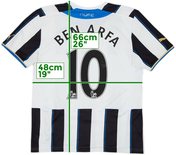 2013-14 Newcastle Home Shirt Ben Arfa #10 - 7/10 - (S)