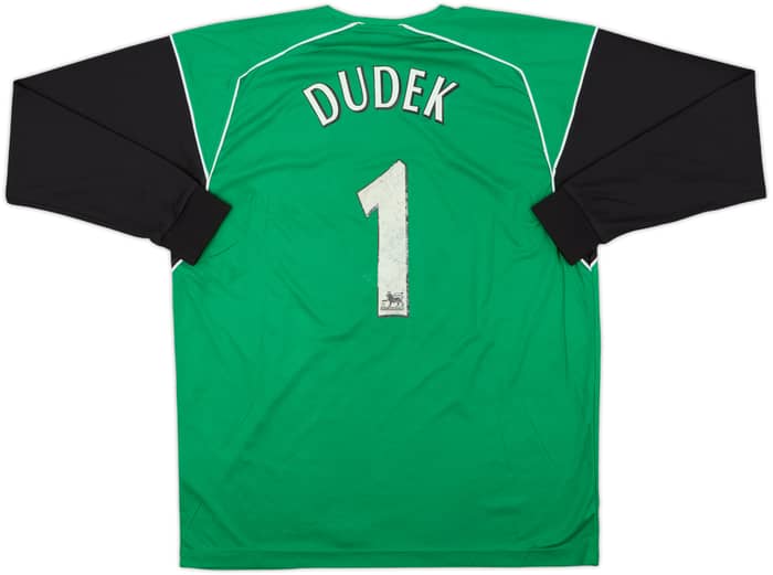 2004-05 Liverpool GK Shirt Dudek #1 - 4/10 - (L)